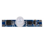 GloboStar® SENSOR-PROFILE 70697 Mini PIR Ανιχνευτής-Αισθητήρας Κίνησης Modular για Προφίλ Αλουμινίου - DC 5-24V 1 x 6A 144W - Max 6A 144W - IP20 - Γωνία Ανίχνευσης 180° & Απόσταση Ανίχνευσης 3 Μέτρα με 30 Sec Χρόνο Αναμονής -  Μ4.9 x Π1 x Υ1.2cm - 2 Χρόνι