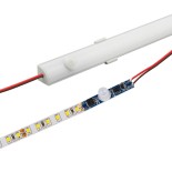 GloboStar® SENSOR-PROFILE 70697 Mini PIR Ανιχνευτής-Αισθητήρας Κίνησης Modular για Προφίλ Αλουμινίου - DC 5-24V 1 x 6A 144W - Max 6A 144W - IP20 - Γωνία Ανίχνευσης 180° & Απόσταση Ανίχνευσης 3 Μέτρα με 30 Sec Χρόνο Αναμονής -  Μ4.9 x Π1 x Υ1.2cm - 2 Χρόνι