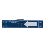 GloboStar® SENSOR-PROFILE 70698 Mini Ανιχνευτής-Αισθητήρας Κίνησης Χεριού ή Αντικειμένου Modular για Προφίλ Αλουμινίου - DC 5-24V 1 x 6A 144W - Max 6A 144W - IP20 - Γωνία Ανίχνευσης 180° & Απόσταση Ανίχνευσης 30 Εκατοστά με 30 Sec Χρόνο Αναμονής -  Μ4.9 x