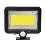 GloboStar® 71460 Αυτόνομος Ηλιακός Προβολέας LED 100 COB 20W 1200lm με Ενσωματωμένη Μπαταρία 2400mAh - Φωτοβολταϊκό Πάνελ με Αισθητήρα Ημέρας-Νύχτας - PIR Αισθητήρα Κίνησης Αδιάβροχο IP65 Ψυχρό Λευκό 6000K