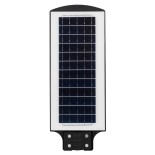 GloboStar® 71552 Αυτόνομο Ηλιακό Φωτιστικό Δρόμου Street Light LED SMD 150W 12000lm με Ενσωματωμένη Μπαταρία Li-ion 9000mAh - Φωτοβολταϊκό Πάνελ με Αισθητήρα Ημέρας-Νύχτας PIR Αισθητήρα Κίνησης Αδιάβροχο IP65 Ψυχρό Λευκό 6000K