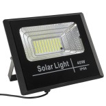 GloboStar® HERMES 71555 Αυτόνομος Ηλιακός Προβολέας LED SMD 40W 3200lm με Ενσωματωμένη Μπαταρία 5000mAh - Φωτοβολταϊκό Πάνελ με Αισθητήρα Ημέρας-Νύχτας και Ασύρματο Χειριστήριο RF 2.4Ghz Αδιάβροχος IP66 Ψυχρό Λευκό 6000K - 3 Χρόνια Εγγύηση