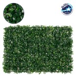 GloboStar® 78415 Artificial - Συνθετικό Τεχνητό Διακοσμητικό Πάνελ Φυλλωσιάς - Κάθετος Κήπος Πυξάρι Πράσινο Μ60 x Υ40 x Π4cm