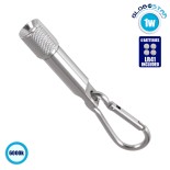 GloboStar® 79006 Μπρελόκ Φακός LED 1W Μπαταρίας Ψυχρό Λευκό 6000K