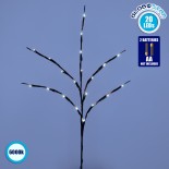 79800 Διακοσμητικό Φωτιζόμενο Εύκαμπτο Κλαδί με 20 LED 3W 300lm Μπαταρίας Ψυχρό Λευκό 6000K Φ62.5 x Υ70cm