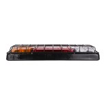 GloboStar® 79928 Πίσω Φανάρι Τρέιλερ 36 LED 12V με Μεταλλικό Πλέγμα Προστασίας Universal Αδιάβροχο IP66 Πορτοκαλί - Κόκκινο - Λευκό 6000K
