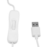 GloboStar® ANTLER 01442 Επιτραπέζιο Φωτιστικό Πορτατίφ LED 2.2W 154lm 360° DC 5V IP20 Θερμό Λευκό 3000K Ροζ Μέταλλο με Μπεζ Ξύλο - Μ19 x Π19 x Υ23cm - 2 Xρόνια Εγγύηση