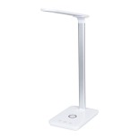 GloboStar® 76532 Επιτραπέζιο Φωτιστικό Πορτατίφ LED 3.5W 350lm -° DC 5V IP20 CCT Θερμό Λευκό 2700K - Φυσικό Λευκό 4500K - Ψυχρό Λευκό 6000K Dimmable Λευκό Πλαστικό με Γκρι Μέταλλο - Μ27 x Π14 x Υ51cm - 2 Xρόνια Εγγύηση