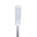 GloboStar® 76532 Επιτραπέζιο Φωτιστικό Πορτατίφ LED 3.5W 350lm -° DC 5V IP20 CCT Θερμό Λευκό 2700K - Φυσικό Λευκό 4500K - Ψυχρό Λευκό 6000K Dimmable Λευκό Πλαστικό με Γκρι Μέταλλο - Μ27 x Π14 x Υ51cm - 2 Xρόνια Εγγύηση