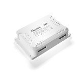GloboStar® 80010 SONOFF 4CHR3 - Wi-Fi Smart Switch DIY Four Way 4 Gang - 4 Output Channel