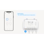GloboStar® 80011 SONOFF 4CHPROR3 - Wi-Fi Smart Switch DIY Four Way 4 Gang & RF Control - 4 Output Channel