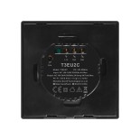 GloboStar® 80019 SONOFF T3EU2C-TX-EU-R2 - Wi-Fi Smart Wall Touch Button Switch 2 Way TX GR Series