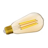 GloboStar® 80028 SONOFF B02-F-ST64-R2 - Wi-Fi Smart LED Filament Bulb E27 ST64 7W 700lm AC 220-240V CCT Change from 1800K to 5000K Dimmable
