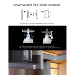 GloboStar® 80040 SONOFF SENSOR-BASE-R2 - Motion Sensor 360° x 90° Rotable Base