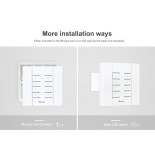 GloboStar® 80043 SONOFF RM433-BASE-R2 - Wall Base for RM433 Remote Controller