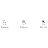 GloboStar® 80047 SONOFF SNZB-01-R3 - Zigbee Wireless 3 Way Touch Button Switch