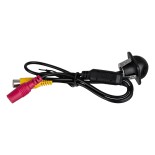 GloboStar® 86020 Αδιάβροχη Χωνευτή Έγχρωμη Κάμερα Οπισθοπορείας Αυτοκινήτου 1080p HD CMOS Signal With Moving Parking Lines IP68