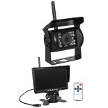 GloboStar® 86030 WiFi Έγχρωμη Κάμερα 720p CMOS HD Οπισθοπορείας Αυτοκινήτου-Φορτηγού DC 12-24V 120° με Οθόνη 7