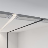 GloboStar® PLASTERBOARD-PROFILE 70819-3M Προφίλ Αλουμινίου - Βάση & Ψύκτρα Ταινίας LED με Λευκό Γαλακτερό Κάλυμμα - Χωνευτή Χρήση σε Γυψοσανίδα - Trimless - Πατητό Κάλυμμα - Ασημί - 3 Μέτρα - Πακέτο 5 Τεμαχίων - Μ300 x Π6.7 x Υ1.4cm