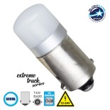 GloboStar® 81293 Λάμπα Αυτοκινήτου & Φορτηγού BA9S - T4W 3rd Generation Can-Bus Extreme Truck Series LED 1 SMD 3030 1W 200lm 360° DC 12-24V IP20 Ψυχρό Λευκό 6000K