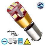 GloboStar® 81298 Λάμπα Φορτηγού BAx9S - H6W 3rd Generation Can-Bus Extreme Truck Series LED 12 SMD 3030 6W 900lm 360° DC 24-32V IP20 Ψυχρό Λευκό 6000K