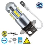 GloboStar® 81434 Λάμπα Αυτοκίνητου H3 3rd Generation Can-Bus Extreme Series LED 16 CREE XBD 3.5W 2115lm 360° DC 12V IP20 Ψυχρό Λευκό 6000K