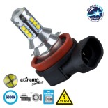 GloboStar® 81438 Λάμπα Αυτοκίνητου H9 3rd Generation Can-Bus Extreme Series LED 16 CREE XBD 15W 2115lm 360° DC 12V IP20 Ψυχρό Λευκό 6000K