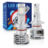 GloboStar® 81666 H7 M4 Line KIT Βασικού Φωτισμού Αυτοκινήτου & Μοτοσυκλέτας 3rd Generation Can-Bus Extreme Series LED CREE CXB COB 30W/60W 3200lm/6400lm DC 12-24V Αδιάβροχο IP68 Ψυχρό Λευκό 6000K