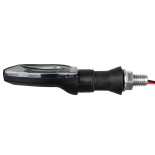 GloboStar® 81752 ΣΕΤ 2 x Φλάς Μοτοσυκλέτας Universal Arrow LED SMD 5050 5W DC 12V Πορτοκαλί Αδιάβροχα IP65