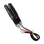 GloboStar® 81754 ΣΕΤ 2 x Φλάς Μοτοσυκλέτας Universal Line LED SMD 5050 5W DC 12V με Τρεχούμενο Εφέ Φωτισμού Πορτοκαλί Αδιάβροχα IP65