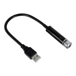 GloboStar® 81846 Διακοσμητικό Φωτιστικό Ειδικών Φωτορυθμικών Εφέ PARTY Disco LASER DC 5V με Καλώδιο Τροφοδοσίας USB Κόκκινο IP20 Μ1.4 x Π1.4 x Υ27cm