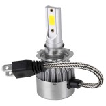 GloboStar® 82003 H7 C6 Line KIT Βασικού Φωτισμού Αυτοκινήτου & Φορτηγού 1st Generation Can-Bus Series LED CREE CXB COB 24W/48W 4800lm DC 12-24V Αδιάβροχο IP65 Ψυχρό Λευκό 6000K
