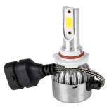 GloboStar® 82006 H10 C6 Line KIT Βασικού Φωτισμού Αυτοκινήτου & Φορτηγού 1st Generation Can-Bus Series LED CREE CXB COB 24W/48W 4800lm/9600lm DC 12V Αδιάβροχο IP65 Ψυχρό Λευκό 6000K