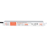 GloboStar® 73051 Μεταλλικό Τροφοδοτικό SELV για Προϊόντα LED 36W 3A - AC 220-240V σε DC 12V - Αδιάβροχο IP67 L22.1 x W3 x H2cm - 3 Χρόνια Εγγύηση
