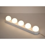 GloboStar® 79048 Φωτιστικό για Μακιγιάζ - Καθρέπτη - Πίνακα - Ντουλάπας LED 8W 800lm DC 5V με Καλώδιο Τροφοδοσίας USB & Ενσωματωμένο Χειριστήριο Εναλλαγής Χρωμάτων Αδιάβροχο IP54 CCT Θερμό 2700K έως Ψυχρό 6000K Dimmable