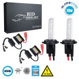 GloboStar® 84103 H7 CB Line KIT Βασικού Φωτισμού Αυτοκινήτου & Μοτοσυκλέτας 2nd Generation Can-Bus Series XENON 70W 6400lm DC 9-16V Αδιάβροχο IP65 Ψυχρό Λευκό 6000K