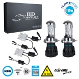 GloboStar® 84146 H4 XCB Line KIT Βασικού Φωτισμού Αυτοκινήτου & Μοτοσυκλέτας 3rd Generation Can-Bus Extreme Series Bi-XENON 110W 10350lm DC 9-16V Αδιάβροχο IP65 Ψυχρό Λευκό 6000K