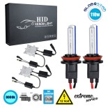 GloboStar® 84160 H9 XCB Line KIT Βασικού Φωτισμού Αυτοκινήτου & Μοτοσυκλέτας 3rd Generation Can-Bus Extreme Series XENON 110W 10350lm DC 9-16V Αδιάβροχο IP65 Ψυχρό Λευκό 8000K