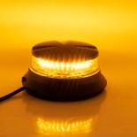 GloboStar® 85171 PRO Series Φάρος Σήμανσης Οχήματος Οδικής Βοήθείας για Αυτοκίνητα & Φορτηγά 6 Προγραμμάτων Φωτισμού STROBE LED SMD 3030 48W DC 10-30V Αδιάβροχος IP66 Πορτοκαλί