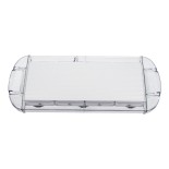 GloboStar® 85181 PRO Series Φάρος Σήμανσης Οχήματος Security - Ασφαλείας για Αυτοκίνητα & Φορτηγά 6 Προγραμμάτων Φωτισμού STROBE LED COB 100W DC 10-30V Αδιάβροχος IP66 Πράσινο