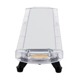 GloboStar® 85189 PRO Series Φάρος Σήμανσης Οχήματος Οδικής Βοήθείας για Αυτοκίνητα & Φορτηγά 6 Προγραμμάτων Φωτισμού STROBE LED COB 180W DC 10-30V Αδιάβροχος IP66 Πορτοκαλί