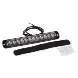 GloboStar® 85266 PRO Series Μπάρα Σήμανσης Οχήματος Πυροσβεστικής για Αυτοκίνητα & Φορτηγά 10 Προγραμμάτων Φωτισμού STROBE LED SMD 3030 15W DC 12-24V Αδιάβροχη IP65 Κόκκινο