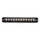 GloboStar® 85269 PRO Series Μπάρα Σήμανσης Οχήματος Οδικής Βοήθείας για Αυτοκίνητα & Φορτηγά 10 Προγραμμάτων Φωτισμού STROBE LED SMD 3030 15W DC 12-24V Αδιάβροχη IP65 Πορτοκαλί