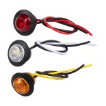 GloboStar® 85306 Πακέτο 30 Τεμάχια Φώτα Όγκου για Φορτηγά BULLET PIN LED SMD 5730 1W / Τεμ. 100lm DC 24V Αδιάβροχα IP65 10x Κόκκινα - 10x Πορτοκαλί - 10x Ψυχρό Λευκό 6000K