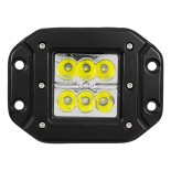 GloboStar® 85441 PRO Series Χωνευτός Προβολέας Εργασίας - Working Light για Αυτοκίνητα & Φορτηγά LED CREE XBD 24W 2400lm DC 10-30V Αδιάβροχο IP65 Ψυχρό Λευκό 6000K