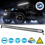 GloboStar® 85485 PRO Series Μπάρα Ίσια - Straight TRI-ROW 7D για Αυτοκίνητα & Φορτηγά LED CREE XBD 675W 67500lm 15° & 60° DC 10-30V Αδιάβροχη IP65 Ψυχρό Λευκό 6000K
