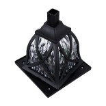 GloboStar® 85703 ΣΕΤ 6 Τεμαχίων Αυτόνομα Ηλιακά Φωτιστικά LED SMD 1W 100lm με Ενσωματωμένη Μπαταρία 600mAh - Φωτοβολταϊκό Πάνελ με Αισθητήρα Ημέρας-Νύχτας Αδιάβροχο IP65 Φανάρι Κήπου Τετράγωνο Ψυχρό Λευκό 6000K