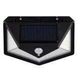 GloboStar® 85714 Αυτόνομο Ηλιακό Φωτιστικό LED SMD 10W 1000lm με Ενσωματωμένη Μπαταρία 1200mAh - Φωτοβολταϊκό Πάνελ με Αισθητήρα Ημέρας-Νύχτας και PIR Αισθητήρα Κίνησης Αδιάβροχο IP65 Ψυχρό Λευκό 6000K