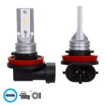 GloboStar® 85607 H9 F2S Line KIT Βασικού Φωτισμού Αυτοκινήτου & Μοτοσυκλέτας 3nd Generation Can-Bus Series LED CREE CXB 100W 14000lm DC 12V Αδιάβροχο IP66 Ψυχρό Λευκό 6000K