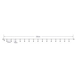 GloboStar® 78982 WIRE GARLAND Καλωδιογιρλάντα PVC 5 Μέτρων με 15 Ντουί E27 με Πρίζα Schuko Επεκτεινόμενη Αδιάβροχη IP65